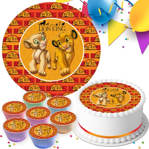 Lion king simba nala edible - simba,