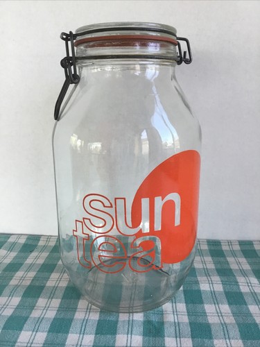 Vtg sun tea brewing - brewing, jar