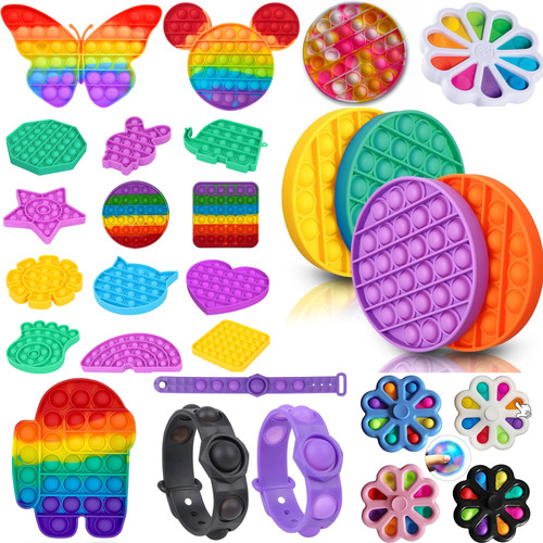 Push pop fidget keyring - pop,
