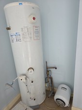 250L Unvented Indirect HotWater Storage Cylinder Plus Parts  And 18L Smal Tank. 