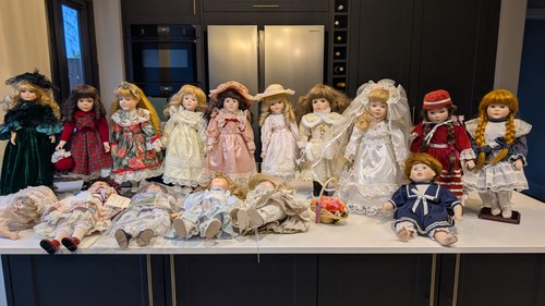 Porcelain dolls collection - dolls,