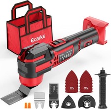 Ecarke Brushless Oscillating Multi-Tool – Compatible with Milwaukee 18V Batterie