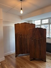 Vintage Art Deco Walnut