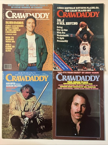Crawdaddy magazine lot 4 - crawdaddy,
