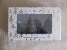 Pack of 3 Festive Tree Shaped