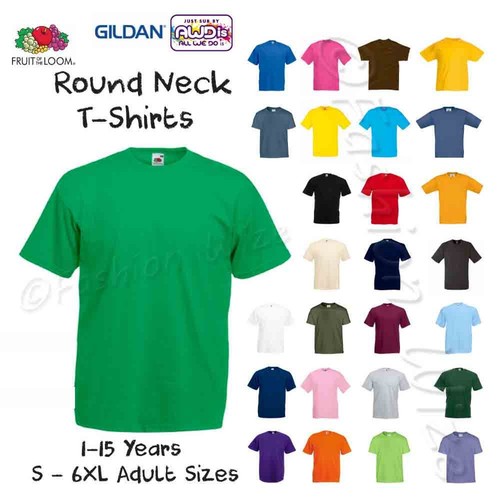 Kids plain shirts boys girls - plain, t-shirts