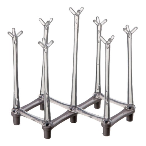 Retractable cup drying rack - retractable,