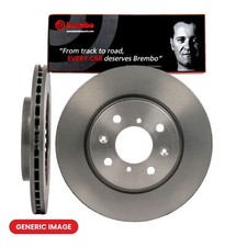 2x Brake Discs Front Vented