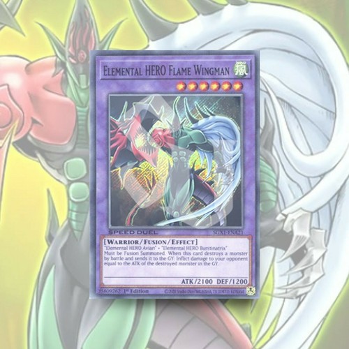 Yugioh elemental hero flame - yugioh,