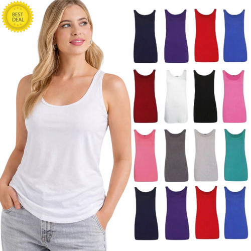 Womens scoop neck sleeveless - womens,