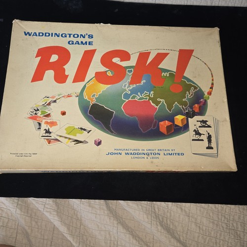 Vintage 1960 risk board game - vintage,