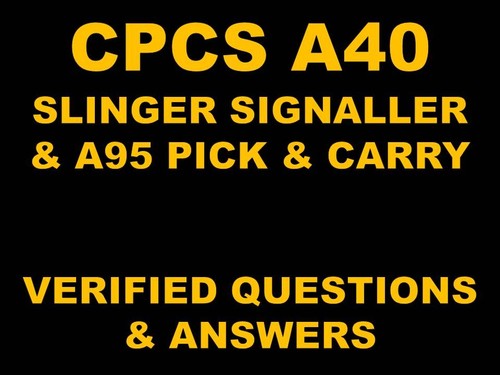 Cpcs a40 slinger signaller - a40,