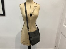 White Stuff cross body messenger bag grey butter soft leather