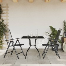 Garden Dining Set Anthracite