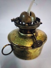 VINTAGE BRASS OIL LAMP