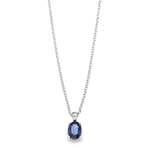 Ladies platinum sapphire - platinum,
