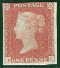GB QV 1841 PENNY RED Stamp SG.8 1d Red-Brown (PC) Fresh Mint LMM Cat £600 PRED18