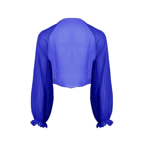 Women sheer chiffon bolero - women,