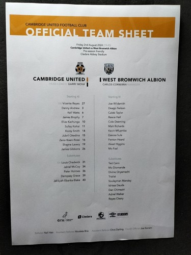 Cambridge united colour - united,