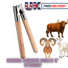Dehorner 13" Barnes Wooden Handles Cattle Calf HD Veterinary Farming Livestock