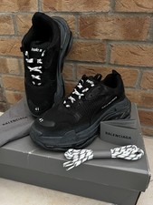 Balenciaga Triple S Clear Sole Black EU41