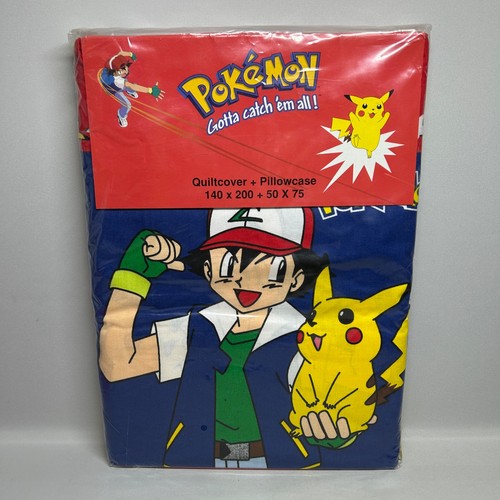 Vintage pokémon quilt cover - pokémon,