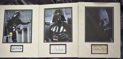 Darth vader autograph - darth,