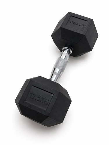 Single 5kg hex dumbbell - single,