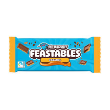 Feastables MrBeast Milk Chocolate Caramel Bar, 2.1 oz (60g), 1 Count