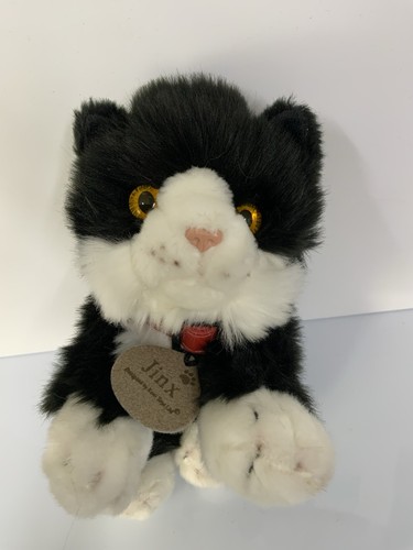 Keel toys black white cat - white,
