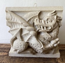 Welsh Dragon Replica Carving From St David’s Wall Plaque
