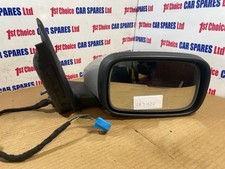 VOLVO V50 2005 DRIVER RIGHT ELECTRIC SILVER WING DOOR MIRROR