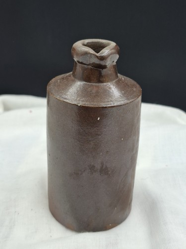 Antique stoneware salt - antique,