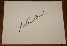 PETER BROOK AUTHENTIC HAND SIGNED AUTOGRAPH PAGE IN PERSON UACC DEALER