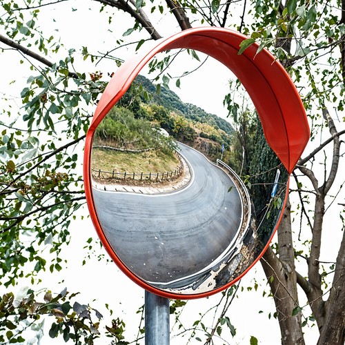 Wide angle convex mirror round - wide,