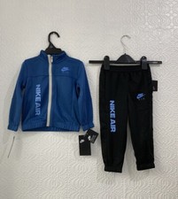 Nike Air Boys Tracksuit Blue /