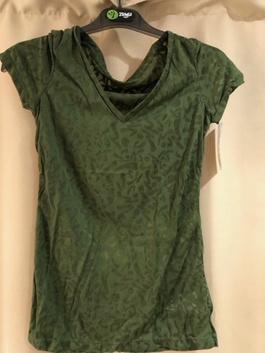 Zumba green camo - t, shirt