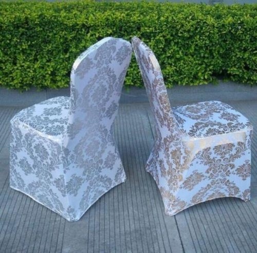 Golden silver floral print - golden,