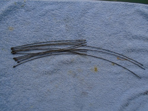 Vintage brake straddle - brake, cables