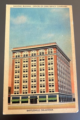 Postcard 1940s masonic - postcard,