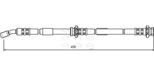 Apec front brake - front,