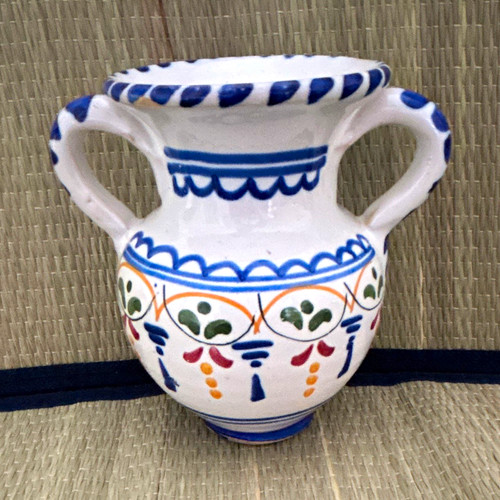Unmarked hand painted ceramic - unmarked,