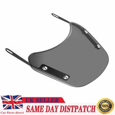 Large Motorcycle 5-7" Round Headlight Windshield Windscreen Universal For Harley