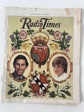 Radio Times Royal Wedding Souvenir Issue Prince Charles Diana 25–31 July 1981