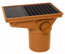Integral Rectangular Hopper 110MM Underground Drainage Pipe & Fittings