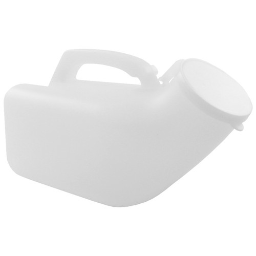 Male 1ltr urinal - urinal, lid