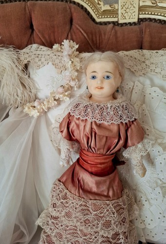 Antique german wax over - german,
