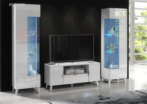 Unit white high gloss - high, &matt