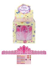 Bulk Wholesale Job Lot 1008 DIY Princess Crown Decorating Sets Kits Party Bag