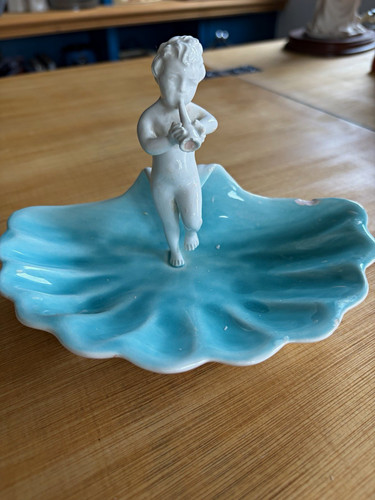 Italian ceramic cherub angel - italian,